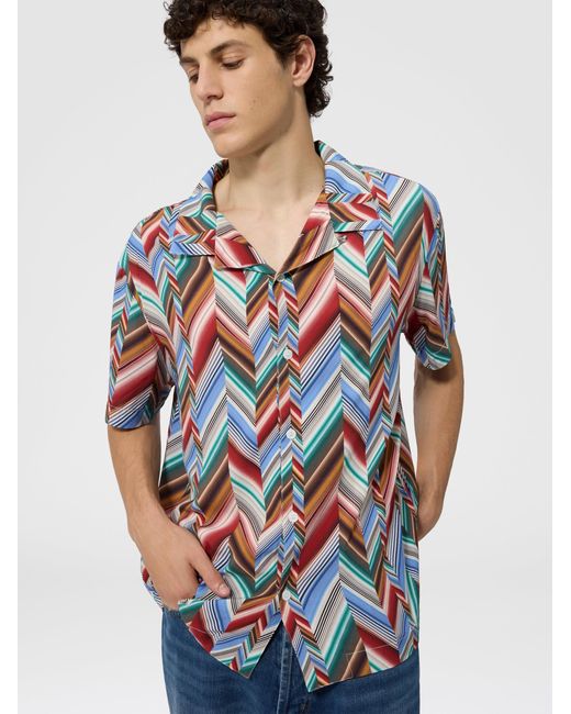 Missoni White Bowling Shirt for men