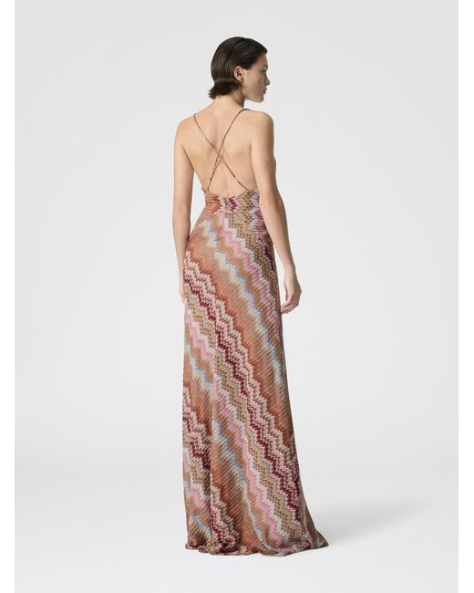 Missoni Multicolor Sleeveless Long Dress
