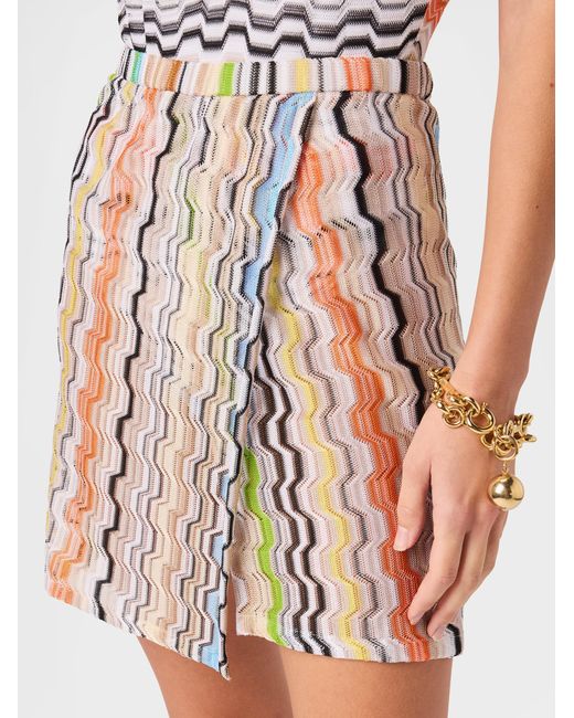 Missoni White Mini Skirt