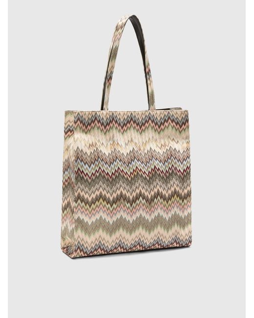 Missoni Natural Viscose Shopper Bag