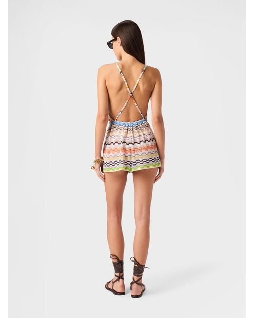 Missoni White Short Jumpsuit