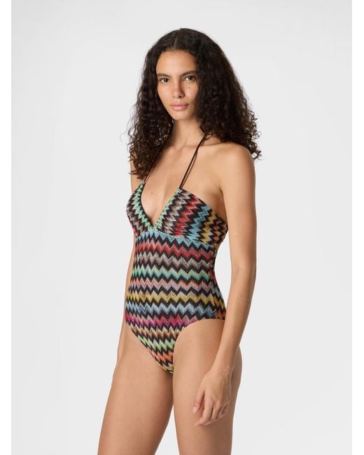 Missoni White One-Piece Swimsuit