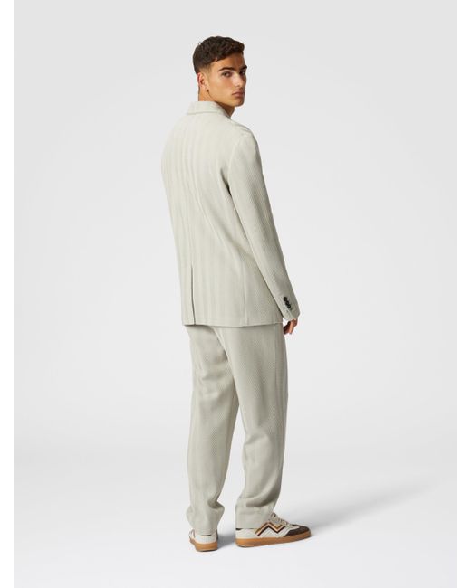 Missoni Zickzack-Blazer Aus Baumwolle Und Viskose, Herren, Größe in White für Herren