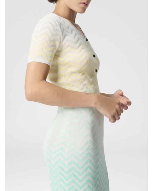 Missoni White Midi Dress