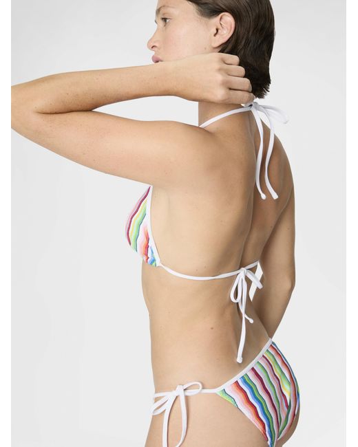 Missoni White Triangle Bikini