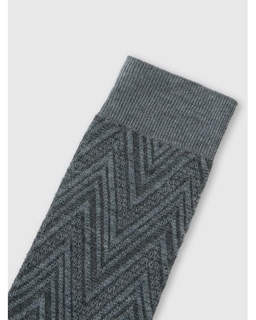 Missoni Multicolor Wool-Blend Ankle Socks for men