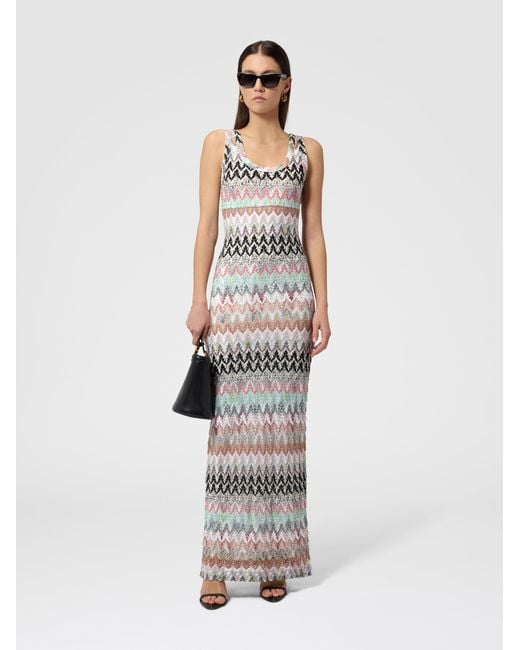 Missoni White Long Dress