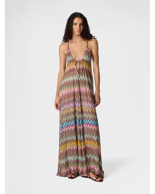 Missoni White Long Beach Dress
