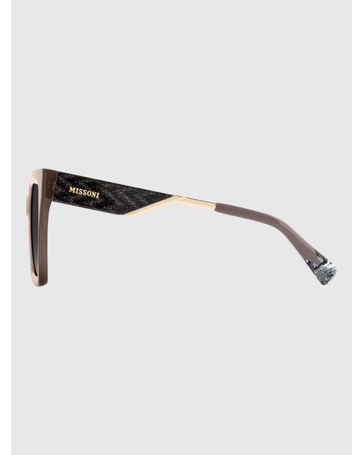 Missoni Gray Dna Squared Acetate Sunglasses