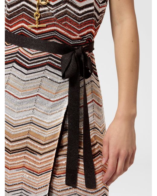 Missoni White Sleeveless Long Dress