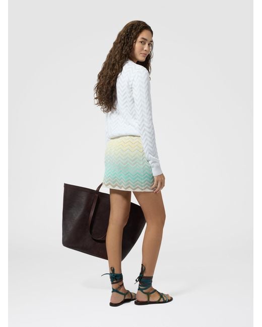 Missoni Blue Mini Skirt