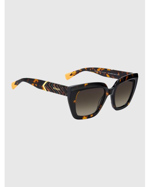 Missoni Brown Dna Squared Acetate Sunglasses