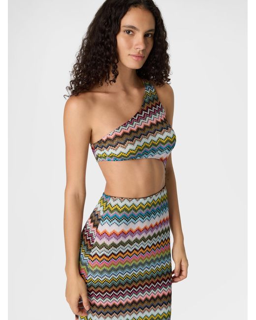 Missoni White One-Shoulder Cover-Up