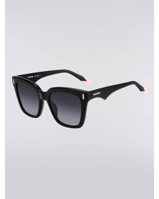 Occhiali Da Sole Con Montatura Squadrata di Missoni in Black