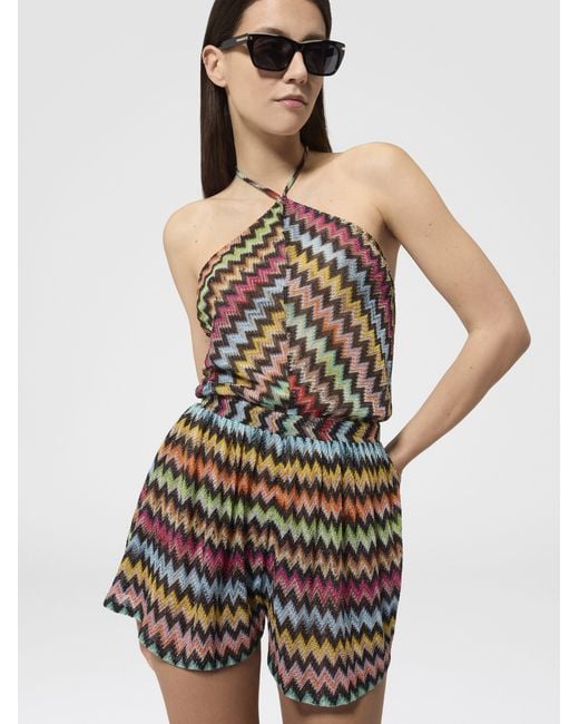 Missoni White Short Jumpsuit