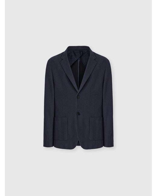 Missoni Blue Single-Breasted Blazer for men