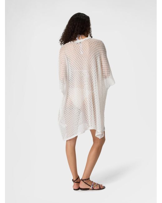 Missoni White Short Caftan Cover-Up