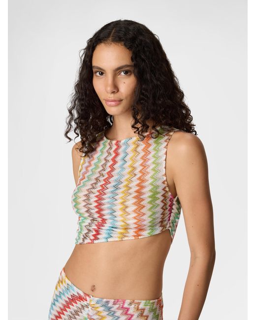 Missoni White Crop Top