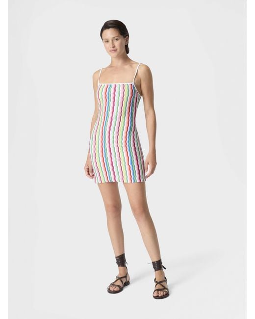 Missoni White Mini Cover-Up Dress