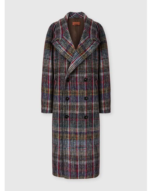 Missoni Multicolor Oversized Raglan Coat