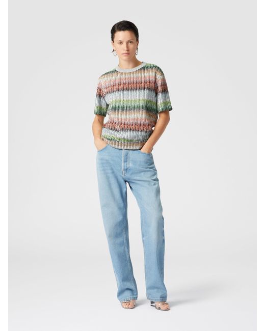 Missoni Multicolor Crewneck T-Shirt