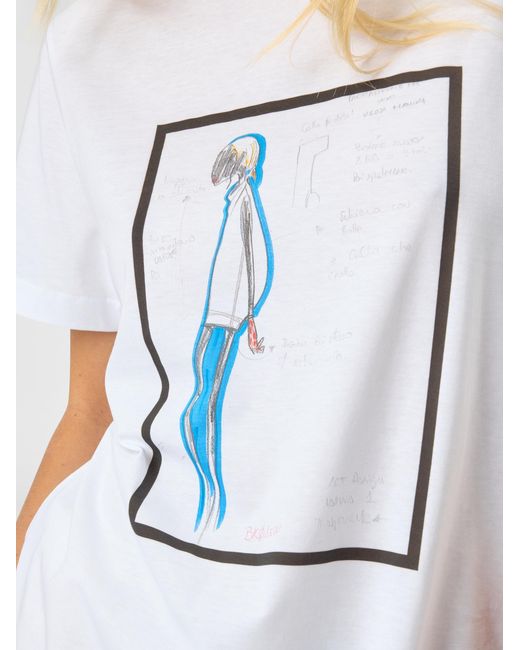 Missoni White Printed Jersey T-Shirt