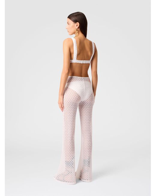 Missoni White Flared Trousers