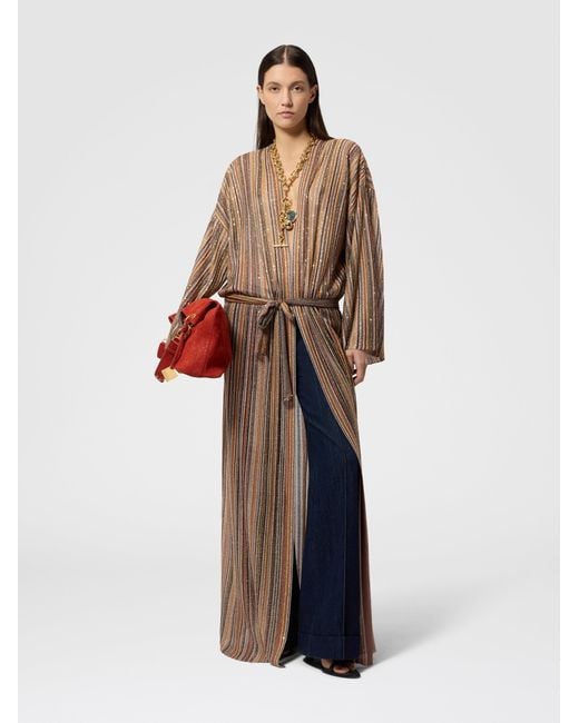 Missoni Natural Long Cardigan