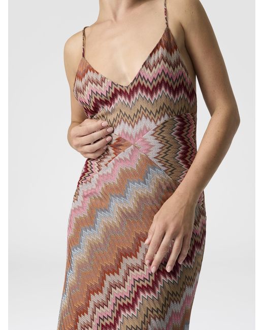 Missoni Multicolor Sleeveless Long Dress