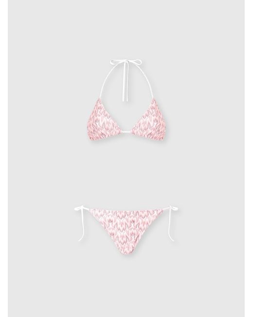 Missoni Pink Triangle Bikini