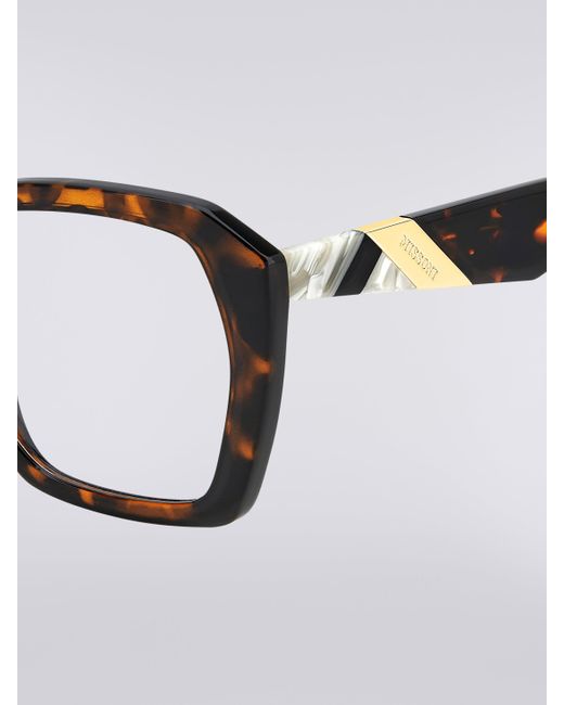 Missoni Black Doppelclip-Acetat-Sonnenbrille, Damen, Größe