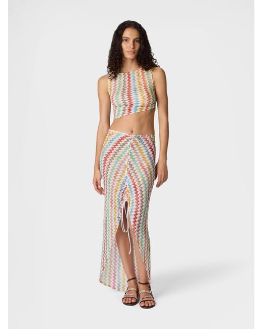 Missoni White Crop Top