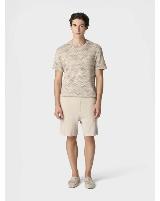 Missoni Natural Bermuda Shorts for men