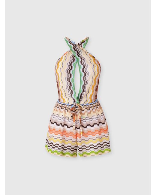 Missoni White Short Jumpsuit