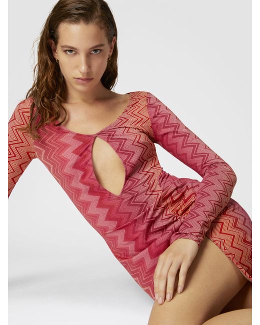 Missoni Red Cover Up Dress