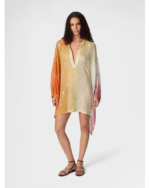 Missoni Natural Short Cover-Up