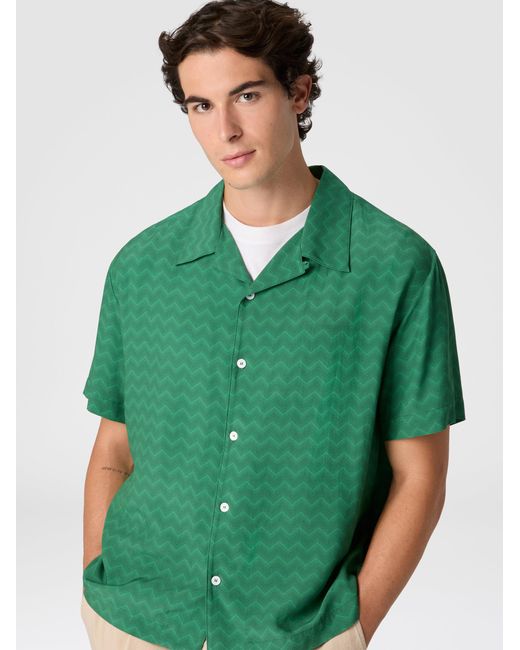 Missoni Green Bowling Shirt for men