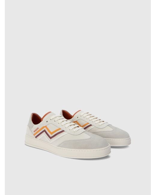 Missoni Natural Sneakers With Zigzag Relief