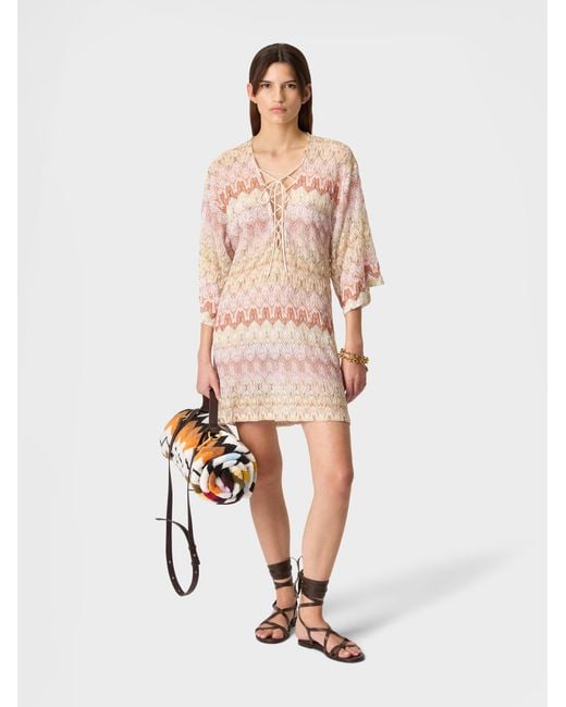 Missoni White Short Caftan