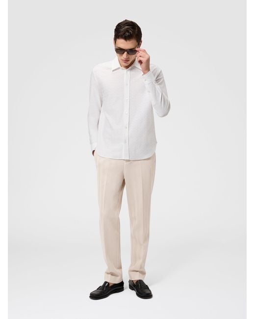Missoni White Classic Trousers for men