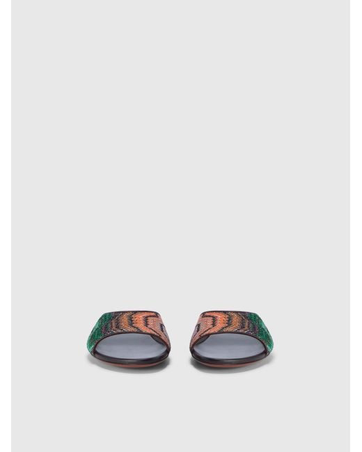 Missoni Green Sandals