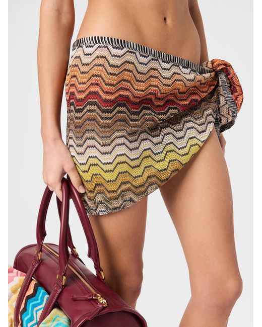 Missoni White Short Pareo