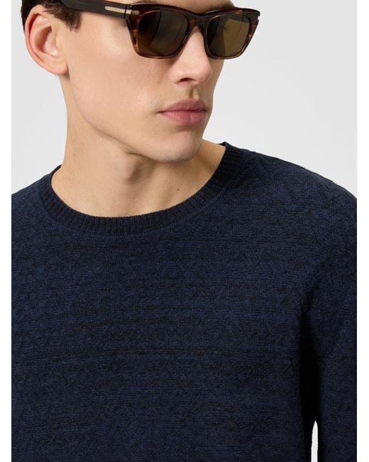 Pullover Girocollo di Missoni in Blue da Uomo