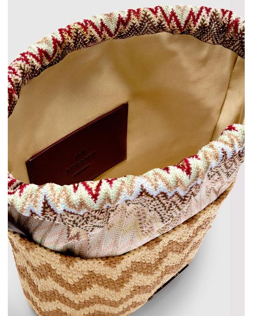 Missoni Metallic Bucket Bag