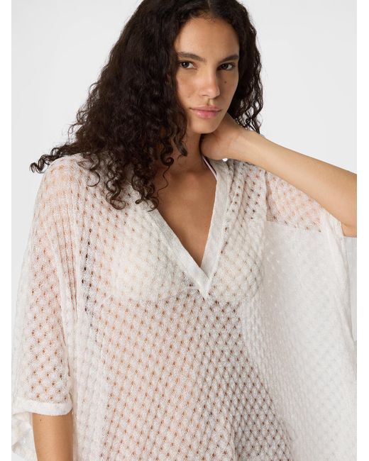 Missoni White Short Caftan Cover-Up