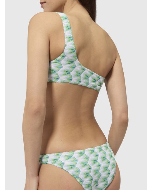 Missoni Blue One-Shoulder Bikini