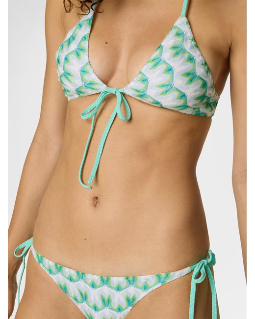 Missoni Green Triangle Bikini