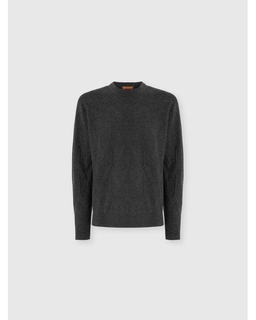 Missoni Black Crew Neck Sweater for men