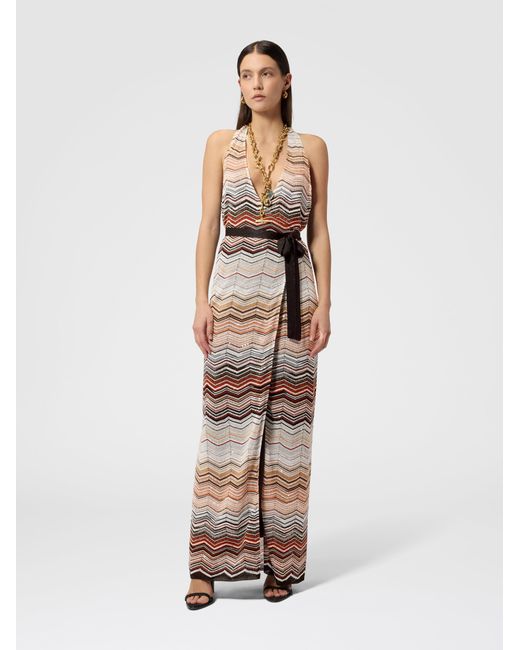 Missoni White Sleeveless Long Dress