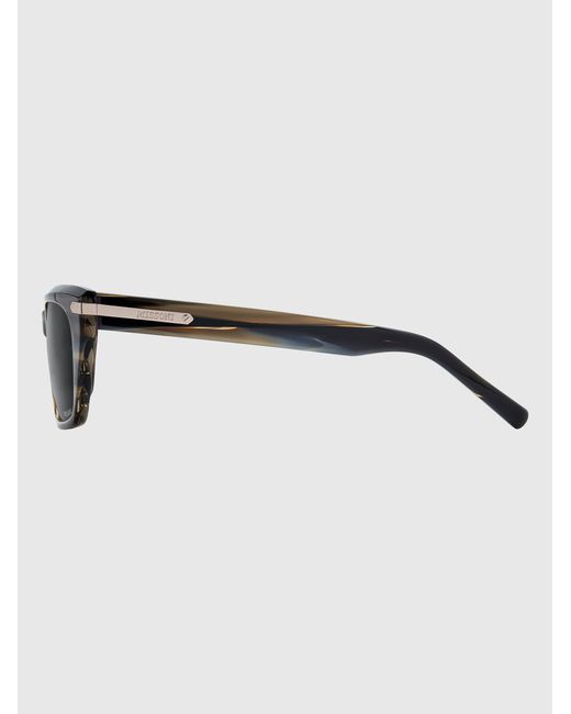 Missoni Black Seasonal Rectangular Acetate Sunglasses